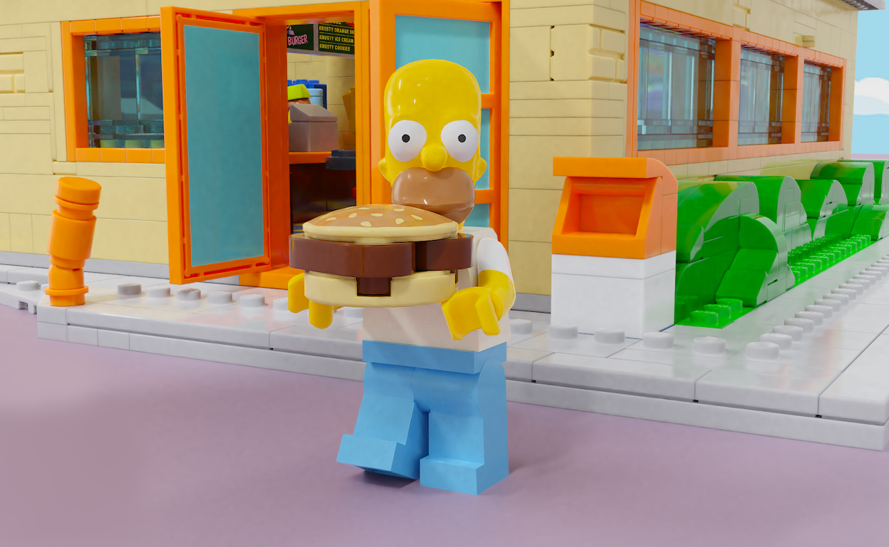 Lego ideas best sale krusty burger