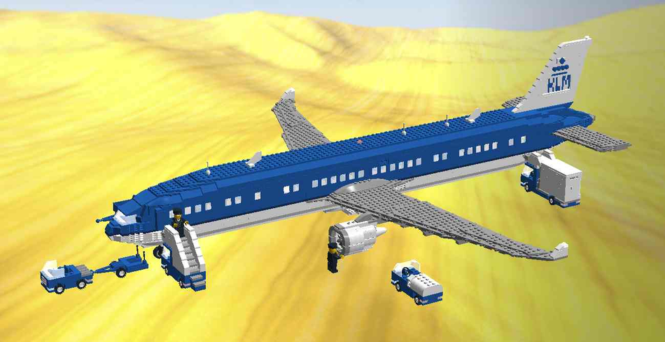 Small lego shop airplane