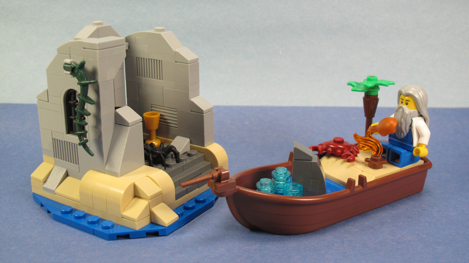 Lego best sale desert island