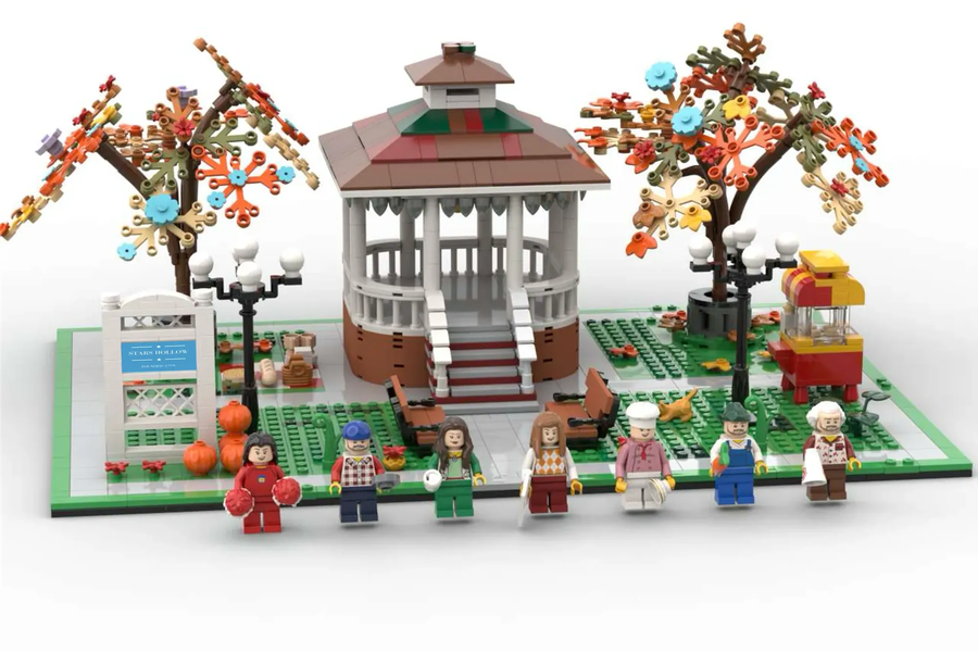 Luke's diner lego hotsell