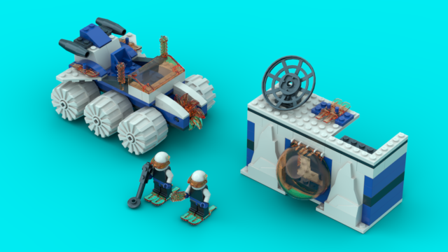 Lego ice 2024 planet base