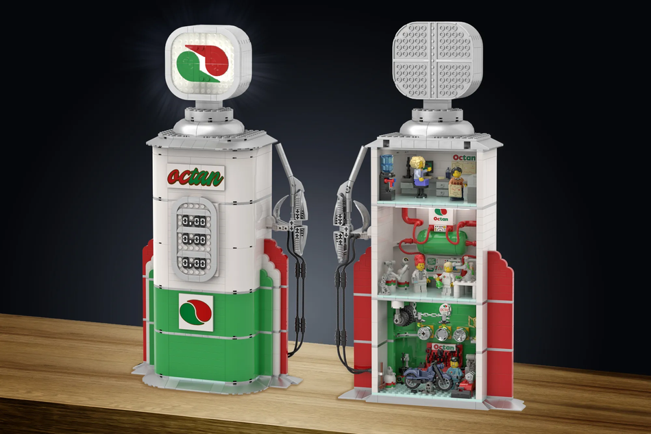 Lego octan hot sale gas station