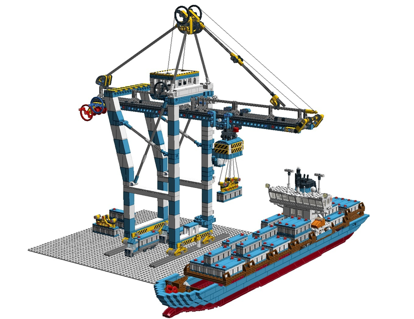 Maersk best sale lego set