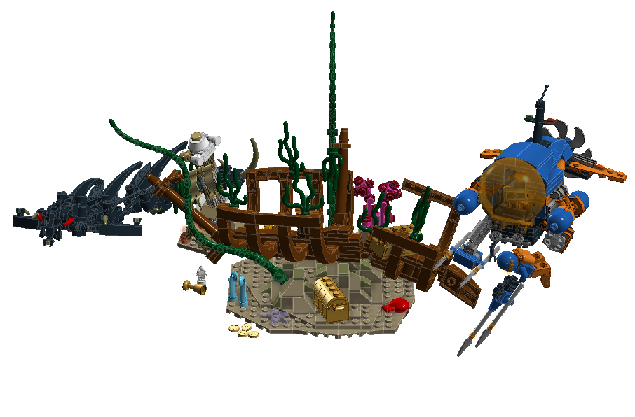 Lego underwater online