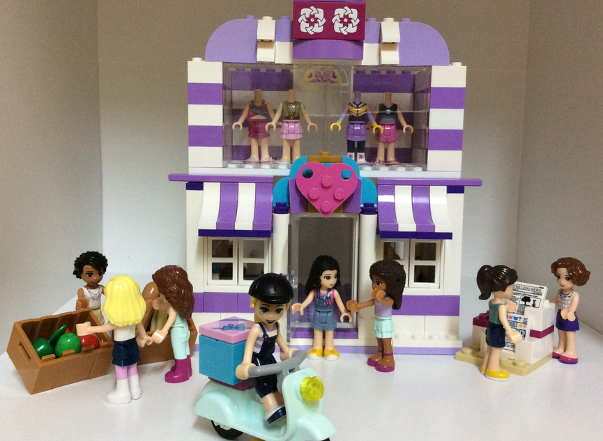 Lego beauty shop sale