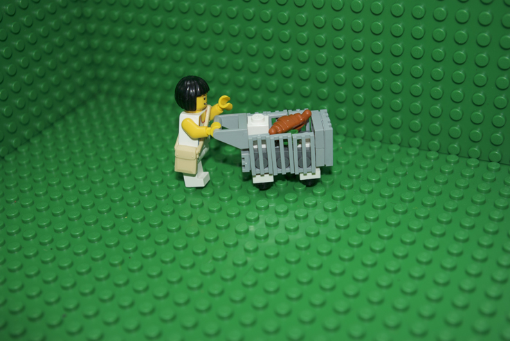 Lego cheap shopping trolley