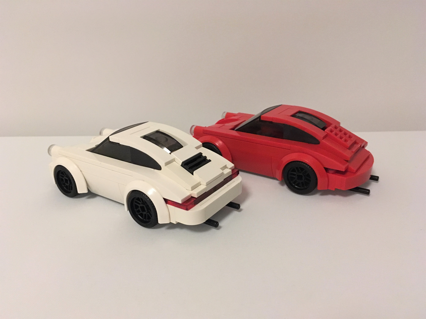 Lego porsche hot sale scale