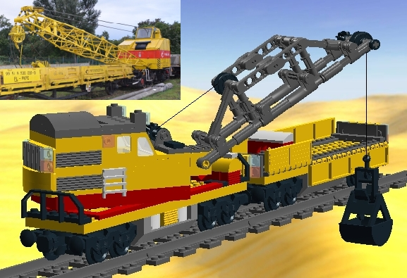 lego train crane