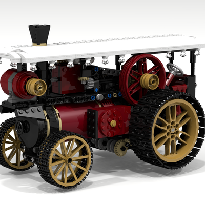 lego steam tractor