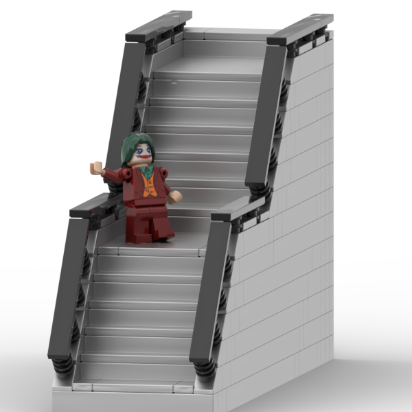 Størrelse del Fodgænger LEGO IDEAS - Award-winning films! - Joker stairs dance scene recreation