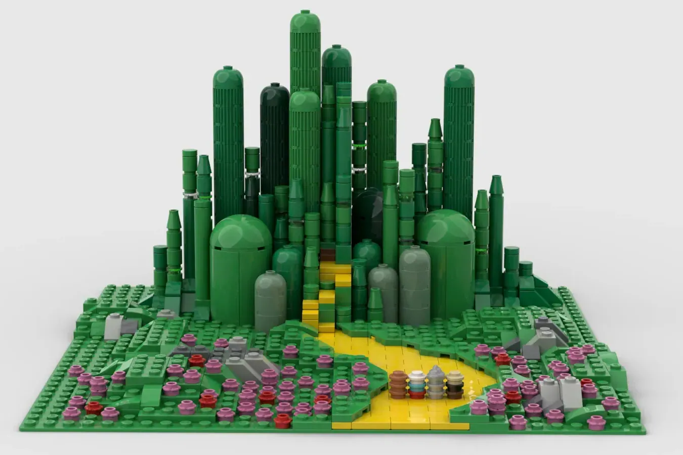 Wizard of Oz: Emerald City Micro-Scale Diorama | LEGO® Ideas