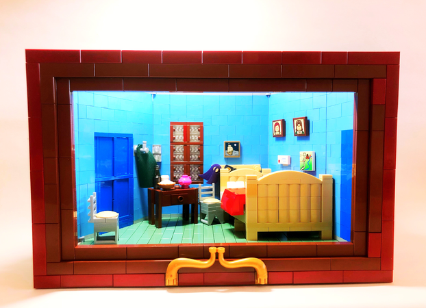 Lego Ideas 3d Painting Series Van Gogh S Dedroom