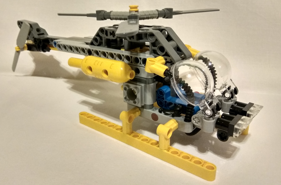 Small cheap lego helicopter