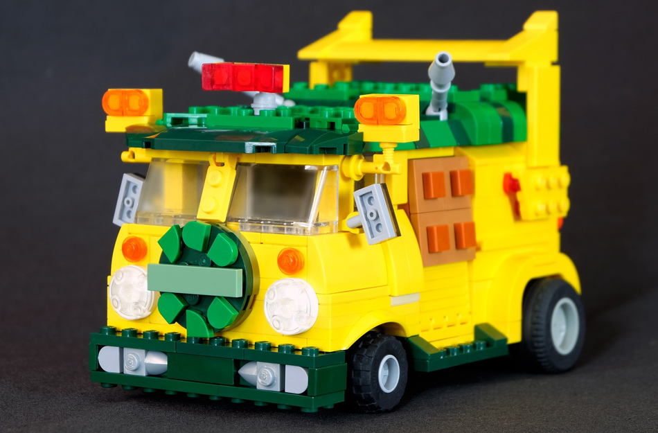 LEGO IDEAS Turtle Van Foot Cruiser Street Race