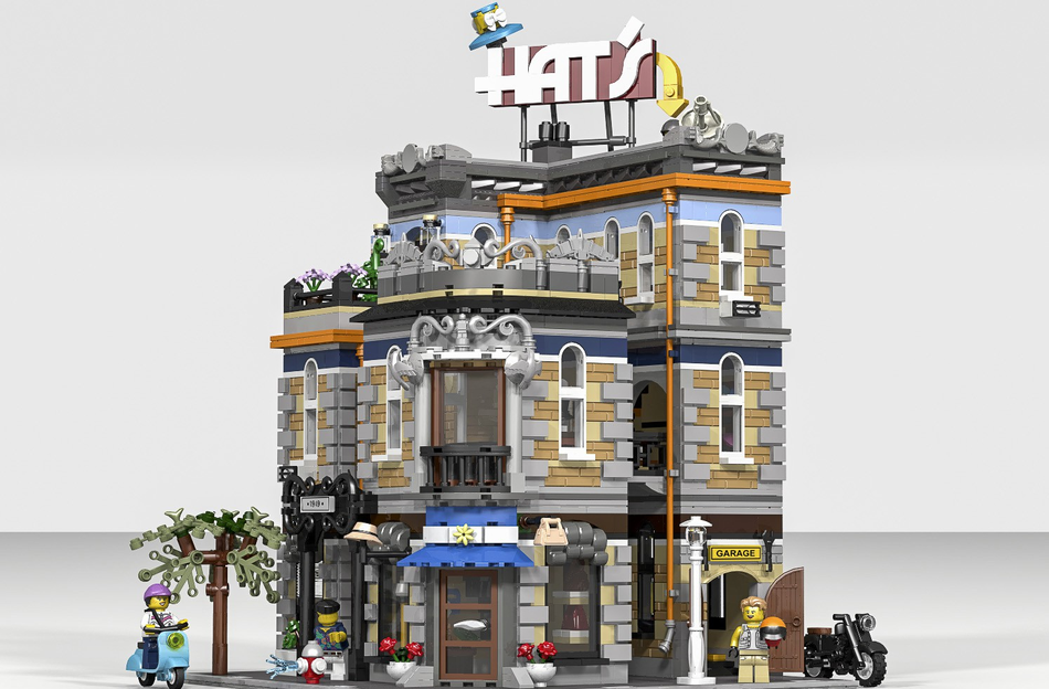 Lego best sale store ideas