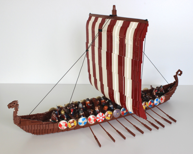 Lego store viking longboat