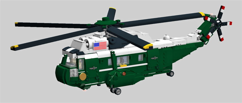 lego sea king helicopter