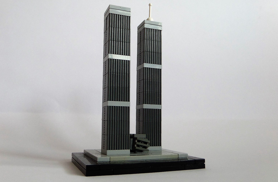 World trade store center lego set