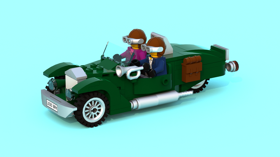 LEGO IDEAS Build a Vintage car to cruise the streets of LEGO Modular Buildings Classic 3 Wheeler