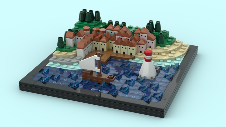 Lego discount landscape pieces