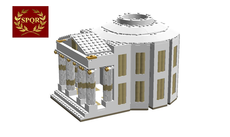 lego architecture pantheon