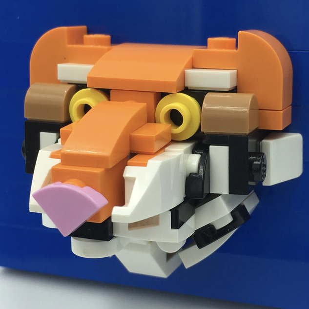 LEGO IDEAS Year of the Tiger Tiger Head Sculpt