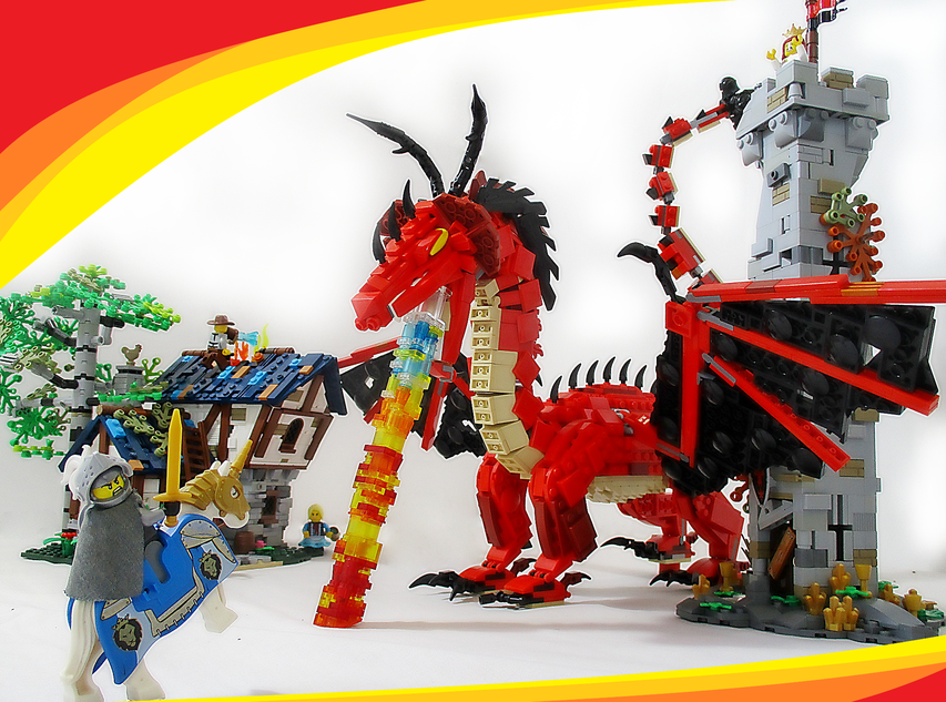 Cool discount lego dragons