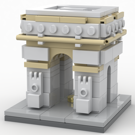 arc de triomphe lego set