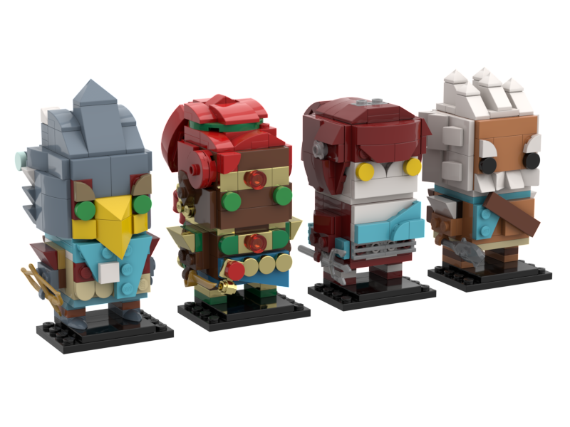 BotW] My LEGO Brickheadz series based on The Breath of the Wild! : r/zelda