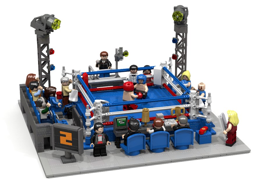 Boxing Arena In Lego