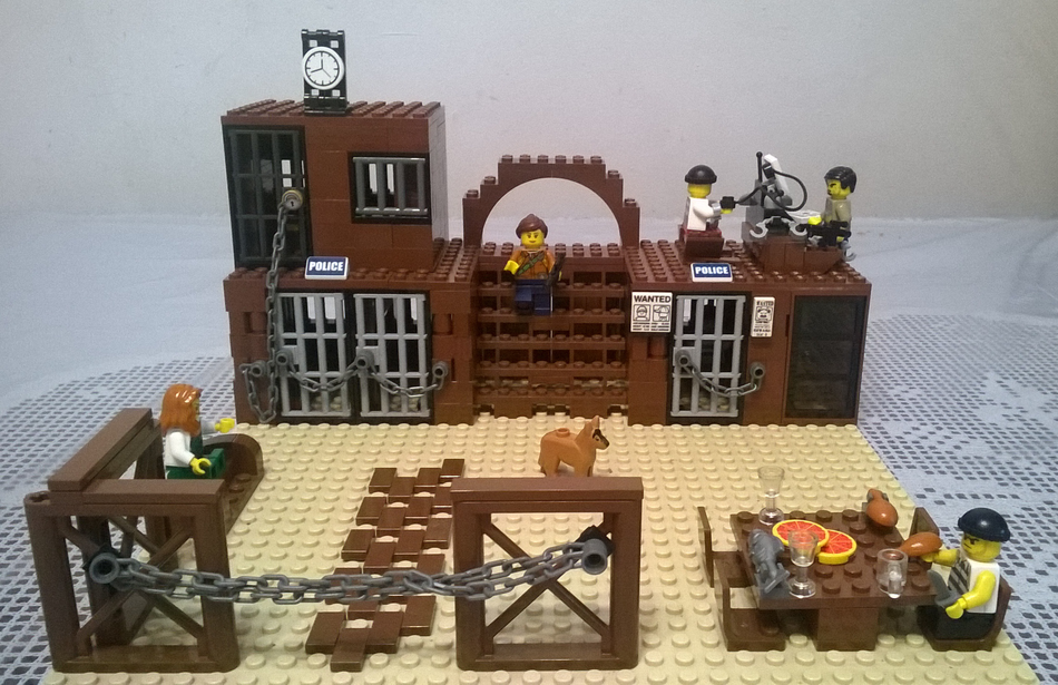 Lego jail hot sale