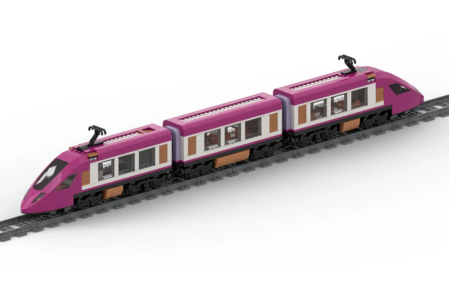 Lego friends train new arrivals