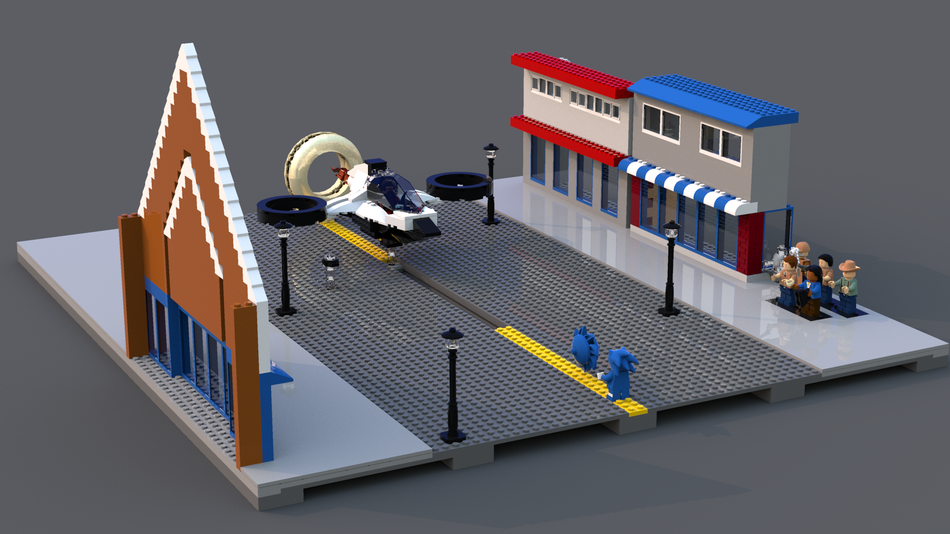 Sonic 2025 movie lego