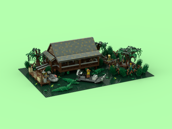 lego swamp moc