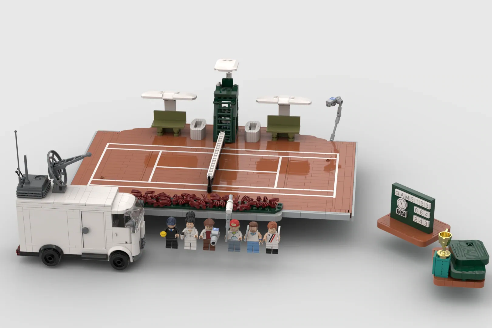 the Tennis Showdown | LEGO® Ideas