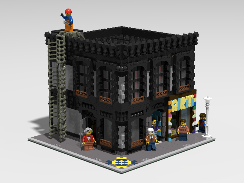 Lego modular library new arrivals