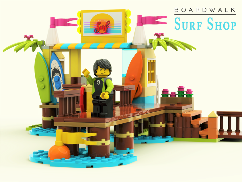 Lego best sale surf shop