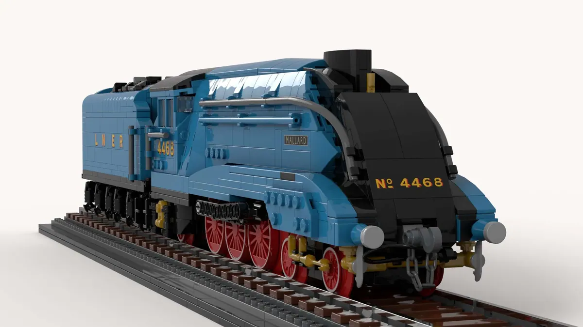 Blue discount railway lego