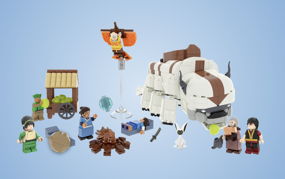 YIP YIP Team Avatar! My Lego Avatar: The Last Airbender project is almost  to 2,000 supporters on Lego Ideas! With 10,000 votes it could actually  become a real set! Please consider supporting