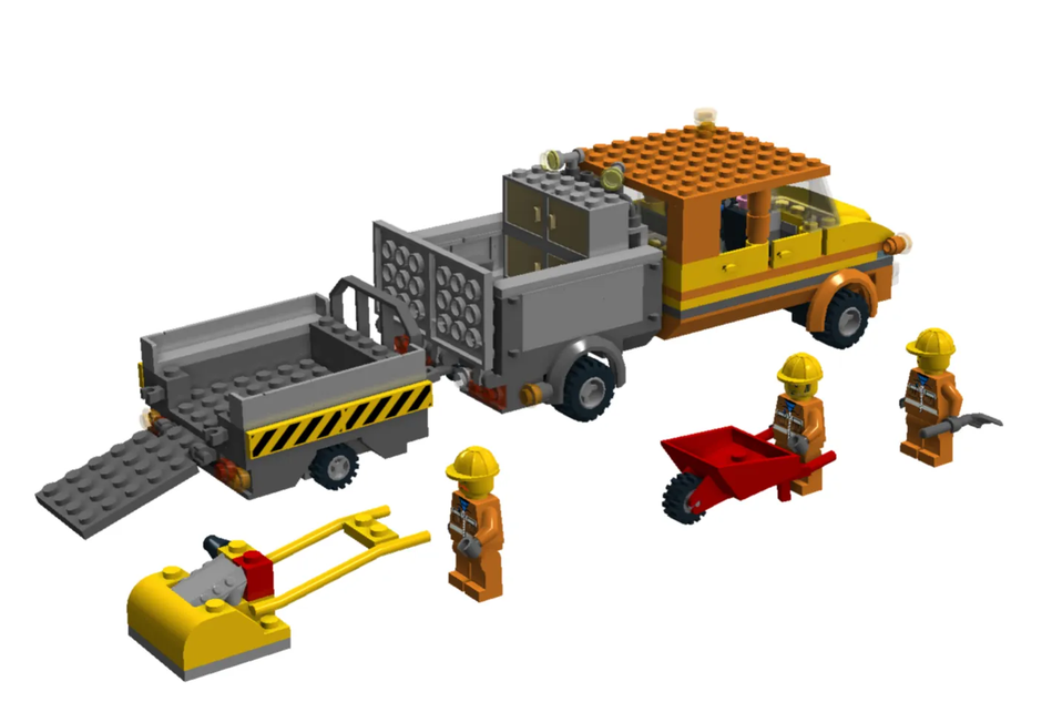 Lego cheap construction truck