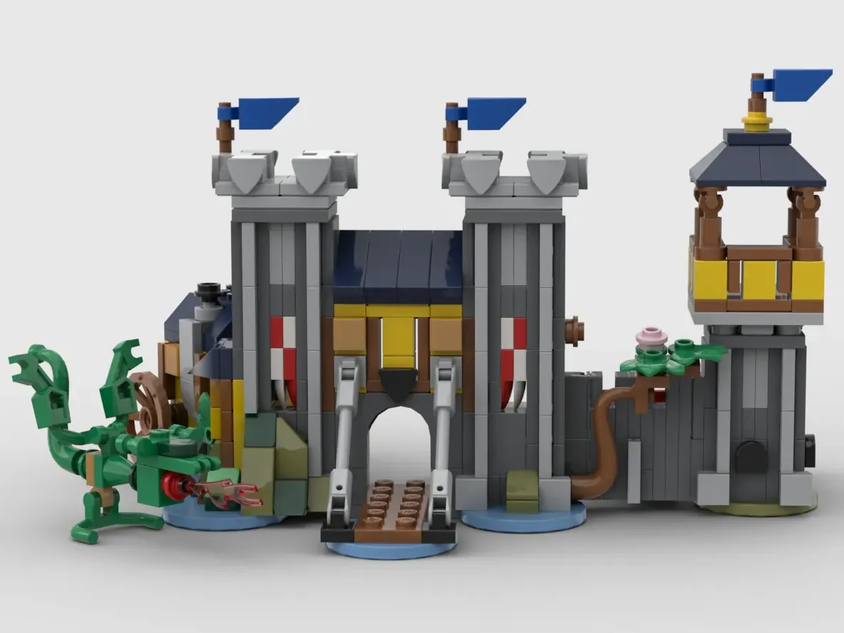 LEGO IDEAS - 90th Anniversary: Micro-Scale Celebrations! - Microscale  Yellow Castle