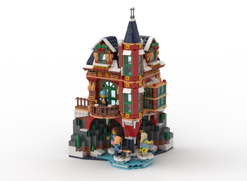 Lego christmas cottage hot sale