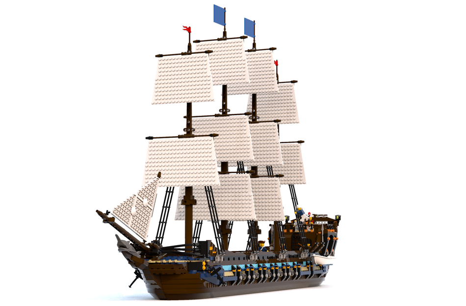 Lego frigate on sale