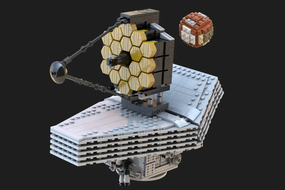 LEGO replica of the NASA James Webb Space Telescope comes with the