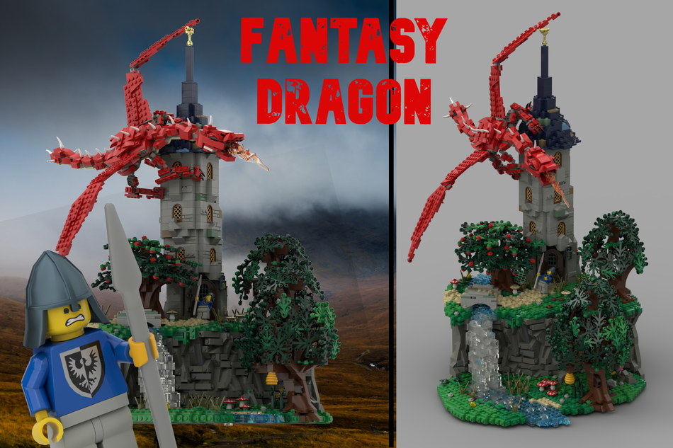 LEGO IDEAS - Lego Dragon Megafigure