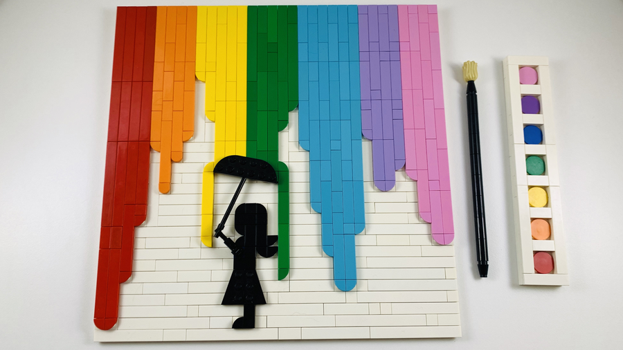 Lego store art ideas