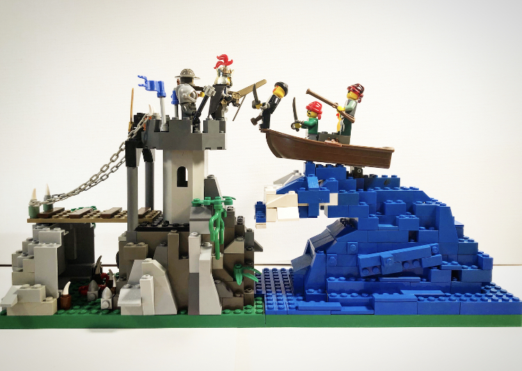 Lego discount pirate battle