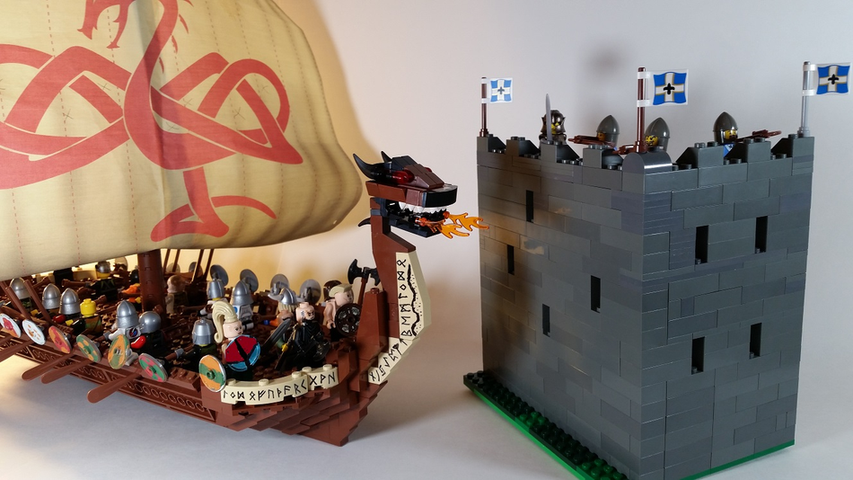 Lego store viking longship