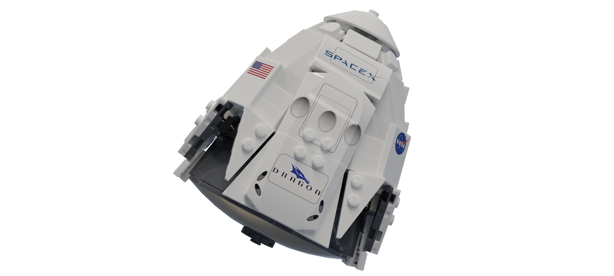 Lego spacex crew outlet dragon