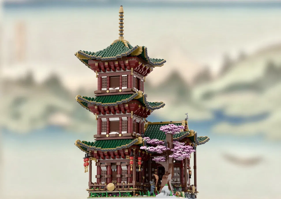 Japanese Building on my new MOC. Full overview pics will be posted